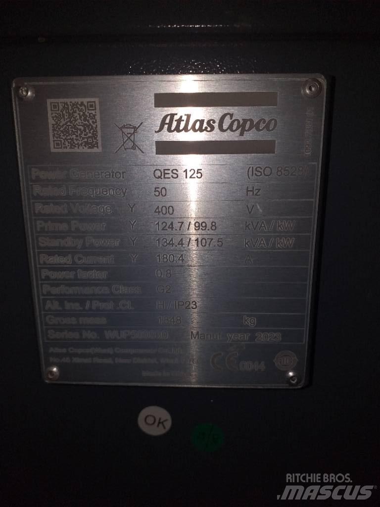 Atlas Copco QES125 Dizel Jeneratörler