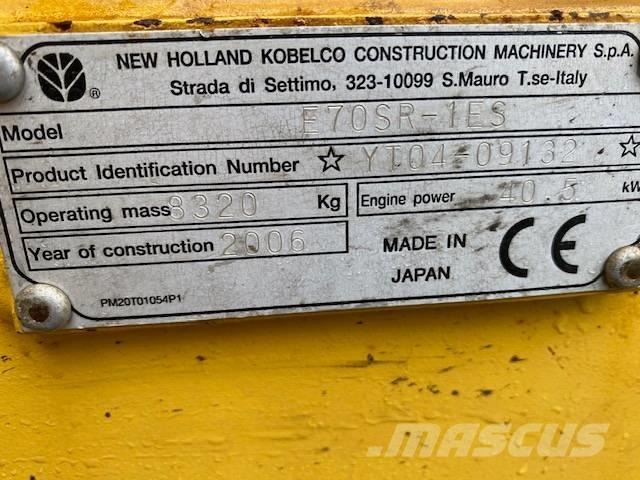 New Holland E 70 SR Midi ekskavatörler 7 - 12 t