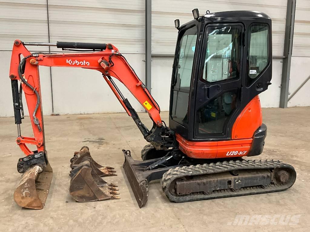 Kubota U 20-3 A Mini ekskavatörler, 7 tona dek