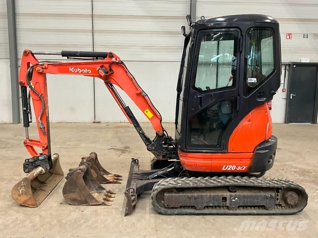 Kubota U 20-3 A Mini ekskavatörler, 7 tona dek