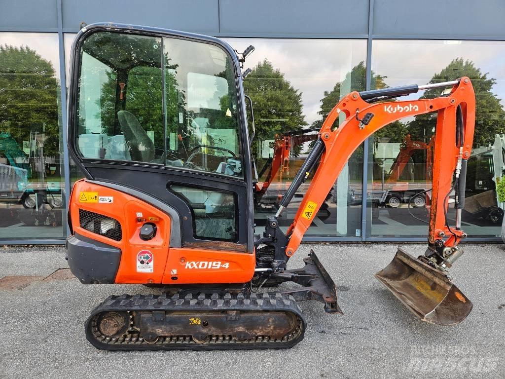 Kubota KX 019-4 Mini ekskavatörler, 7 tona dek