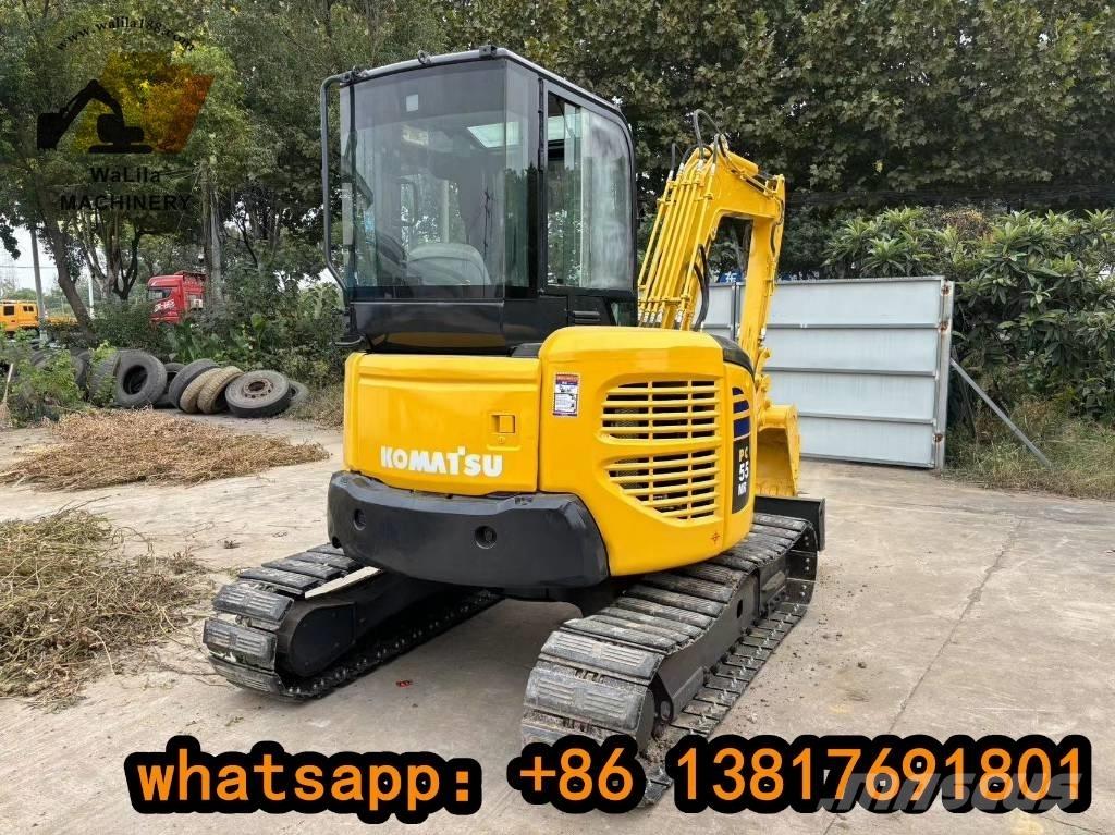 Komatsu PC 55 MR Mini ekskavatörler, 7 tona dek