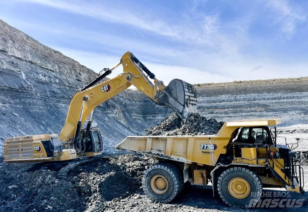 CAT 773G Belden kirma kaya kamyonu