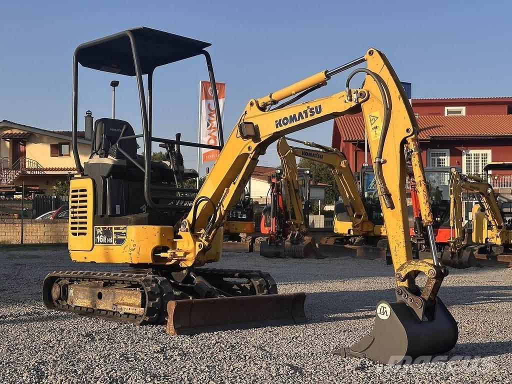 Komatsu PC16R-3HS Mini ekskavatörler, 7 tona dek