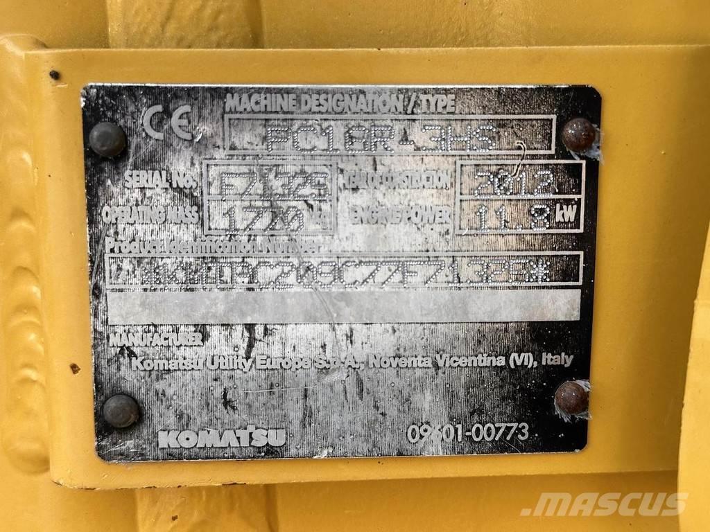 Komatsu PC16R-3HS Mini ekskavatörler, 7 tona dek