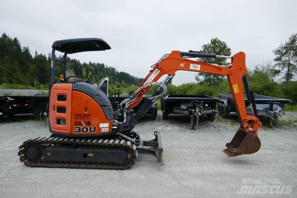 Hitachi ZX 30 U-5 A Mini ekskavatörler, 7 tona dek