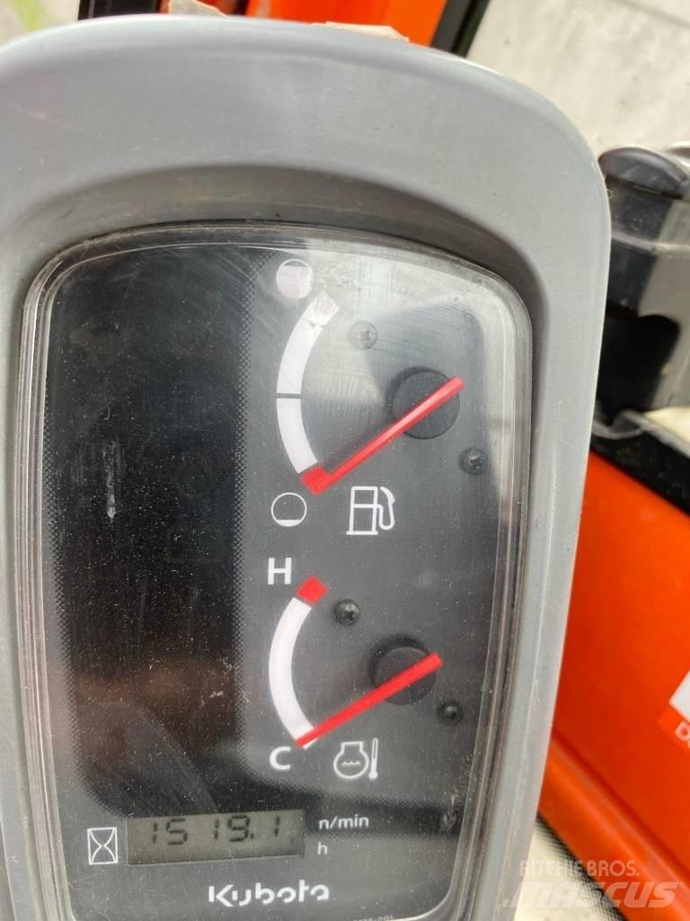 Kubota KX 016-4 Mini ekskavatörler, 7 tona dek