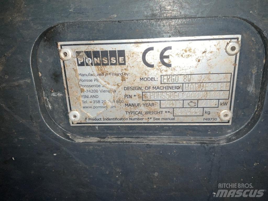 Ponsse ERGO 8W Biçerdöverler