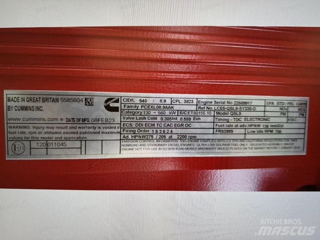 Cummins QSL9C T4F Diger