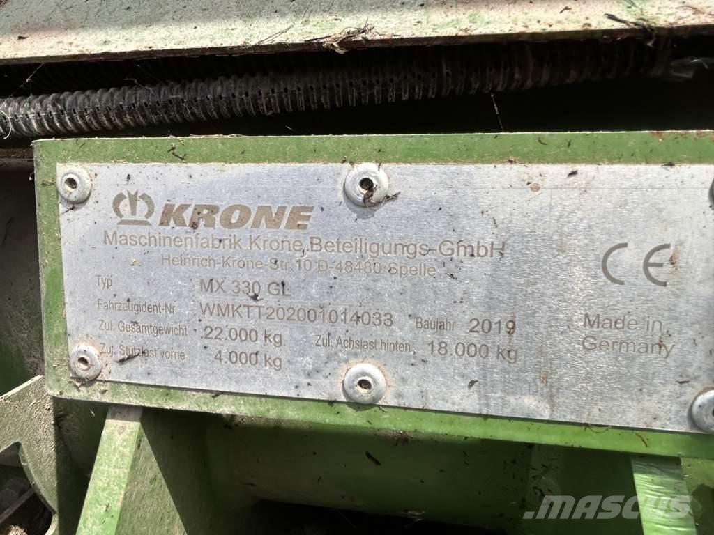 Krone MX 330 GL Kendi yürür silaj makinalari