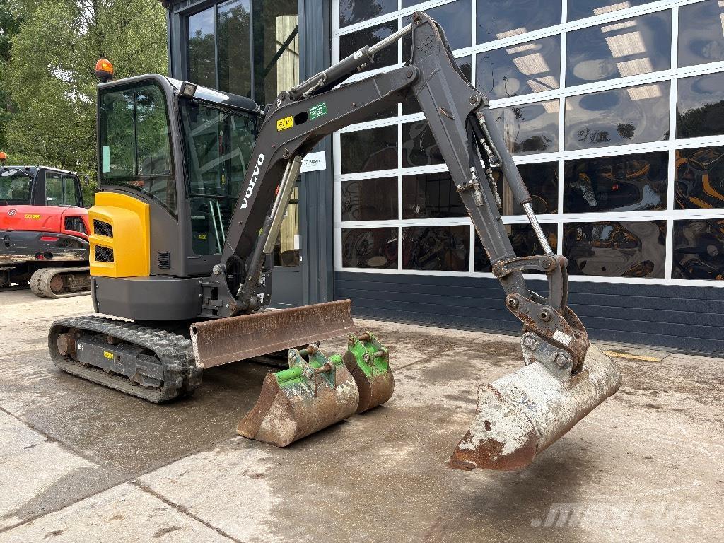 Volvo ECR 25 D Mini ekskavatörler, 7 tona dek
