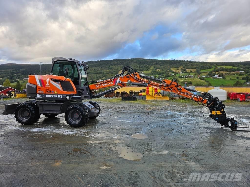 Hitachi ZX 95 W-7 Lastik tekerli ekskavatörler