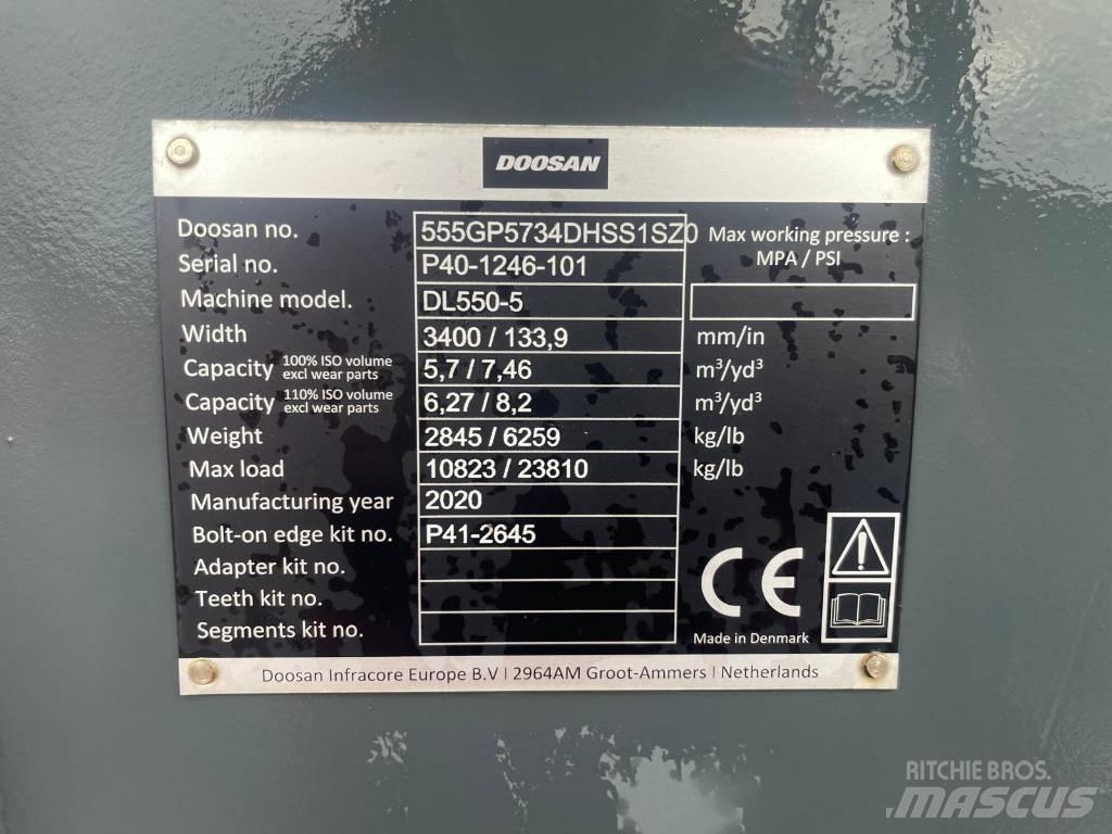 Doosan DL550 Kovalar