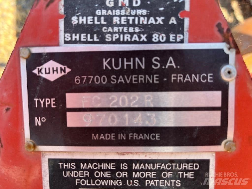 Kuhn FC 202 R Diskli çayir biçme makinasi
