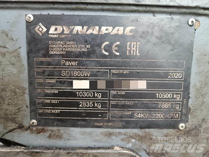 Dynapac SD1800W Asfalt sericiler