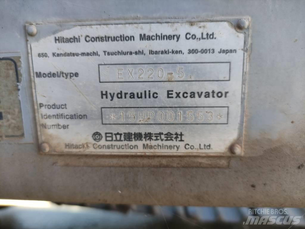 Hitachi EX 220-5 Paletli ekskavatörler