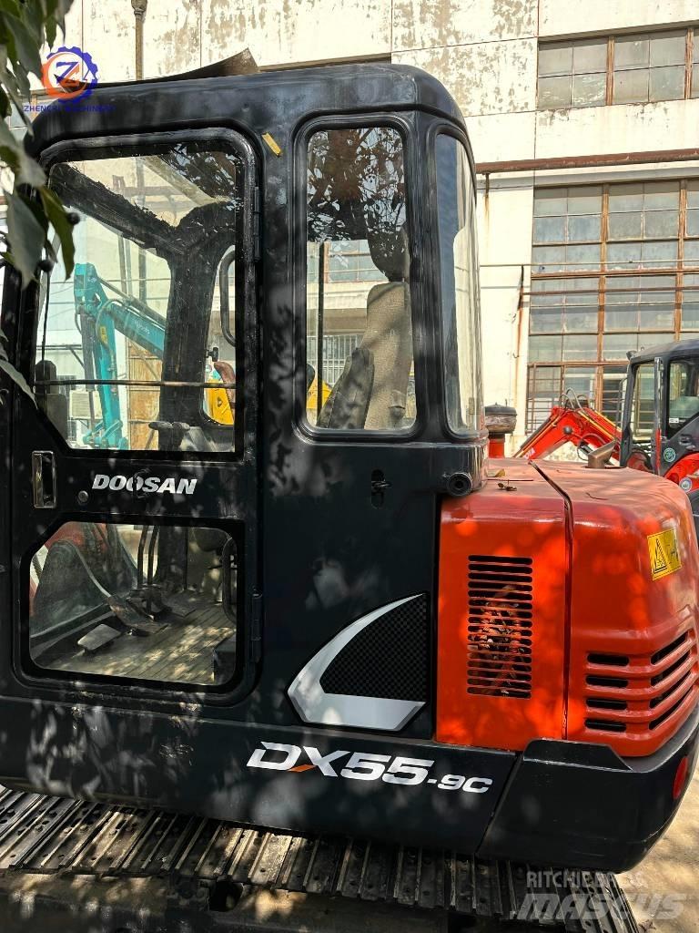 Doosan 55 Mini ekskavatörler, 7 tona dek