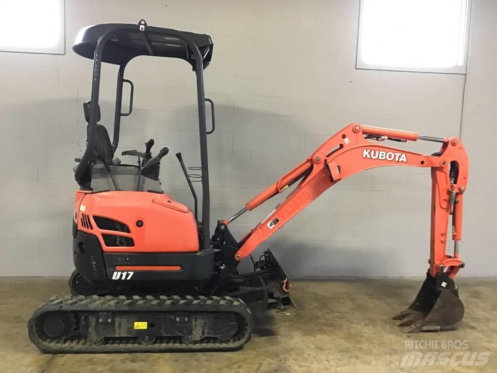 Kubota U 17 Mini ekskavatörler, 7 tona dek