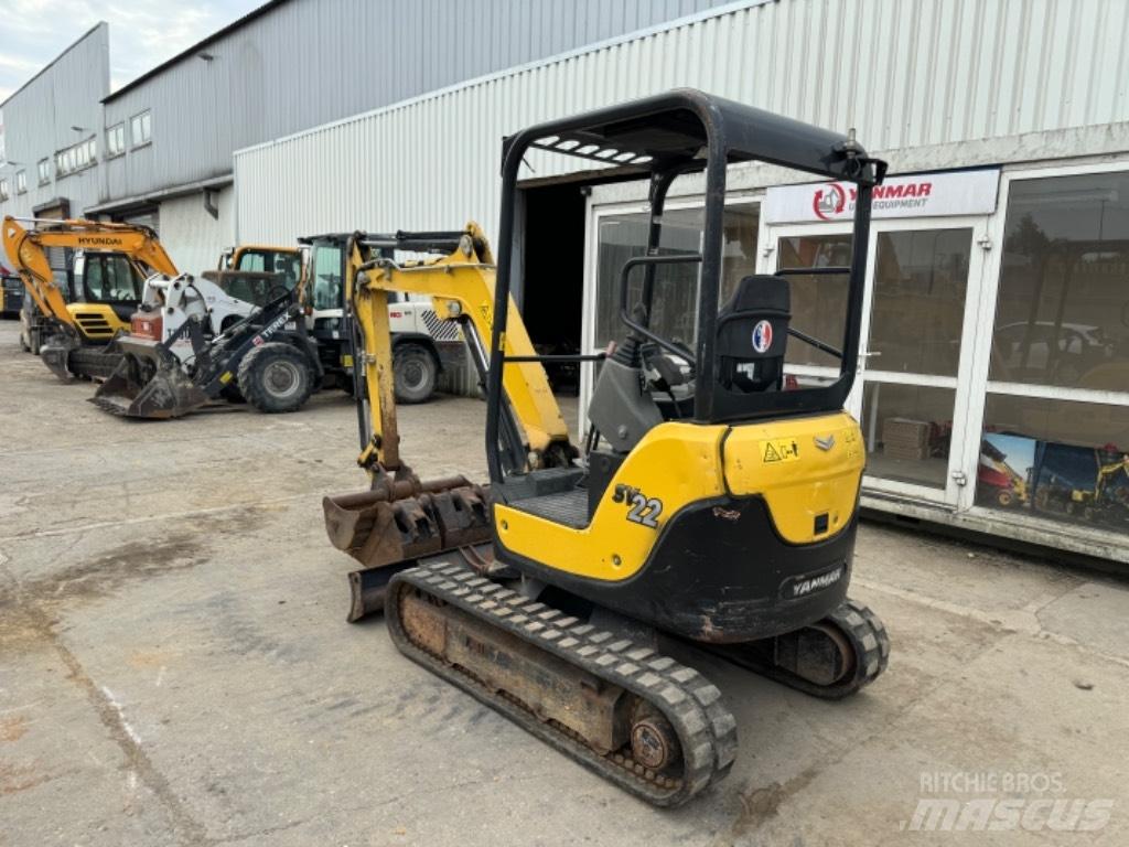 Yanmar SV22 (02117) Mini ekskavatörler, 7 tona dek