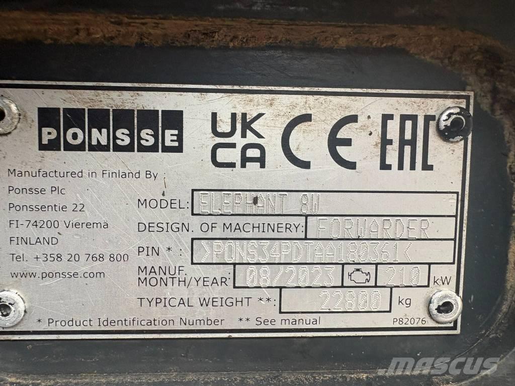 Ponsse Elephant Tomruk yükleyici traktörler