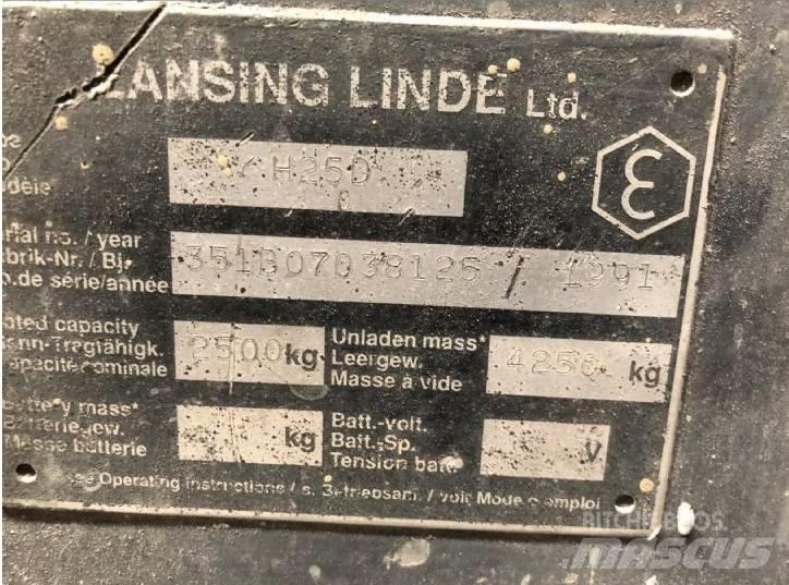 Linde H25D Dizel forkliftler