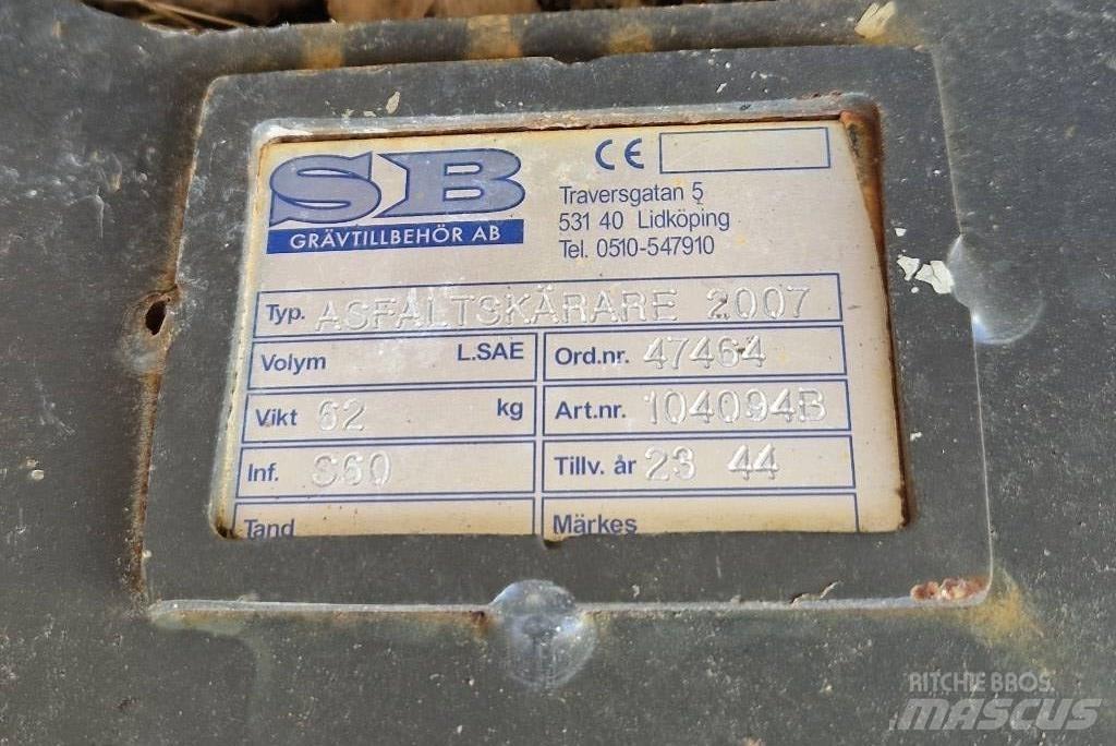 SB Asfaltskärare S60 Kesici kafalar