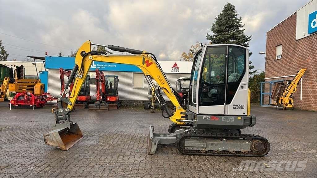 Wacker Neuson EZ36 Mini ekskavatörler, 7 tona dek