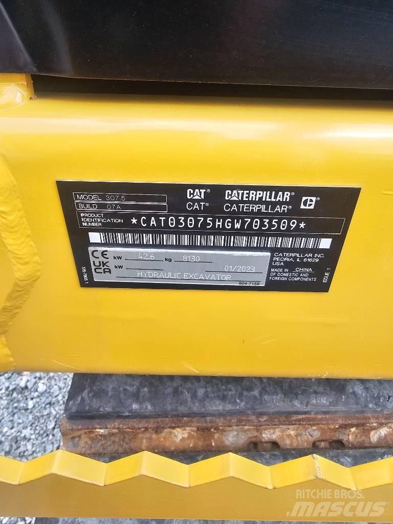 CAT 307.5 Midi ekskavatörler 7 - 12 t