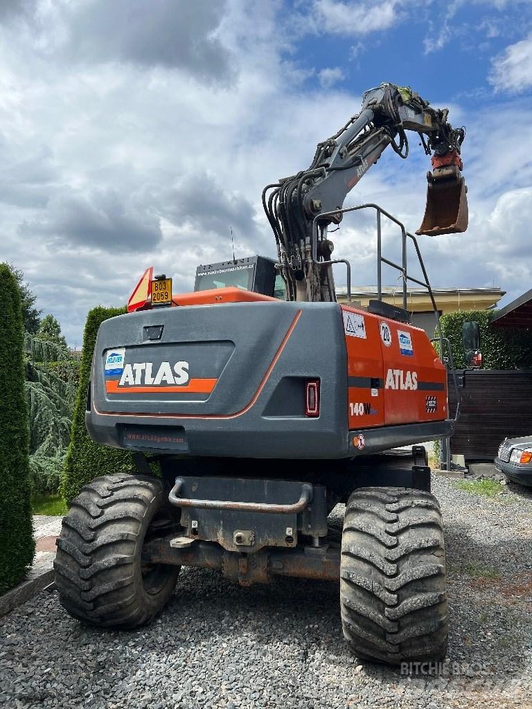 Atlas 140 W Lastik tekerli ekskavatörler