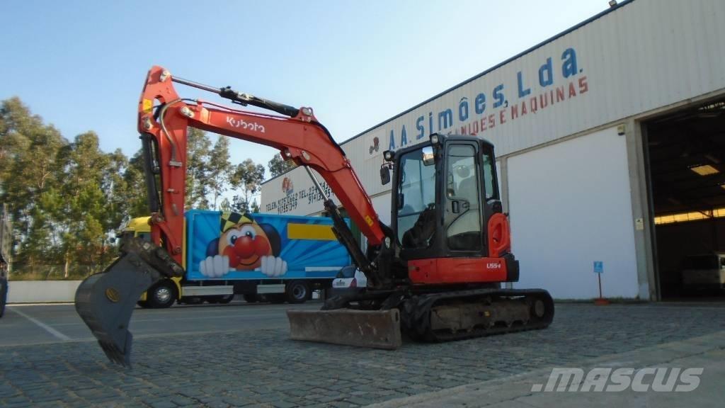 Kubota U 55-4 Mini ekskavatörler, 7 tona dek