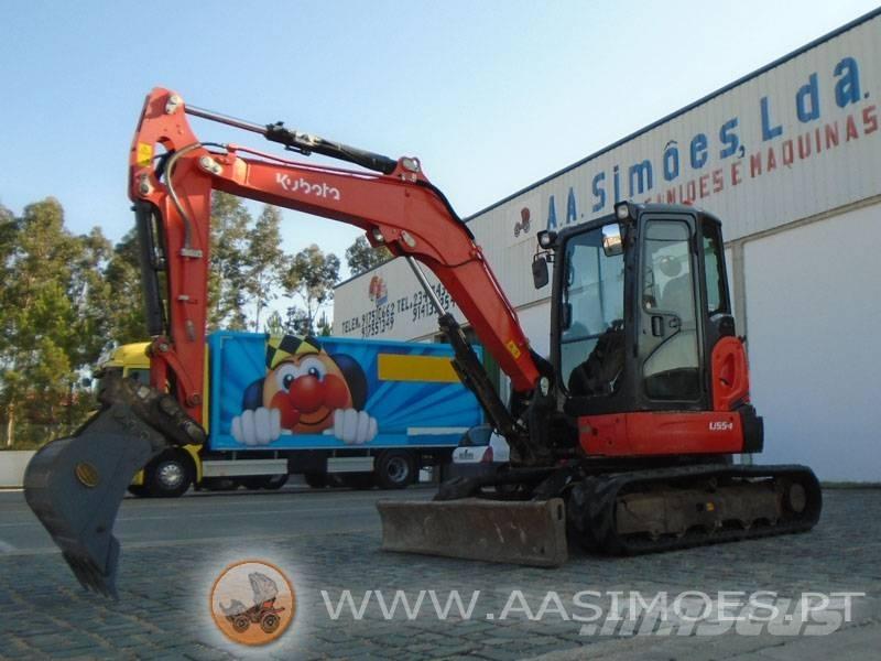 Kubota U 55-4 Mini ekskavatörler, 7 tona dek