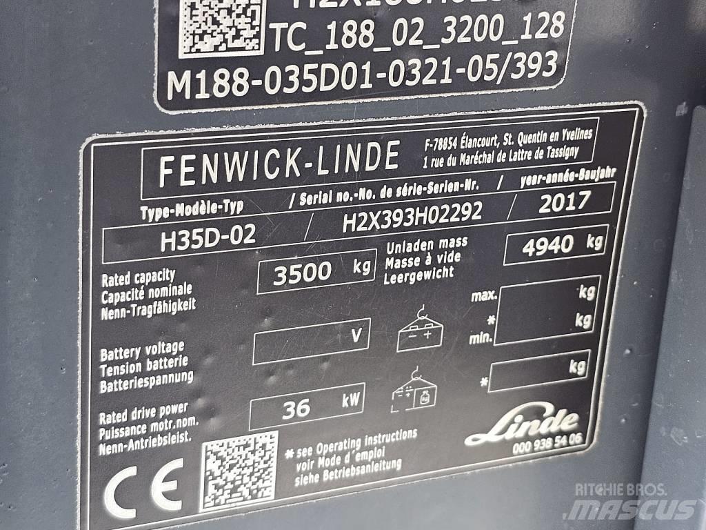 Linde H35D-02 Dizel forkliftler