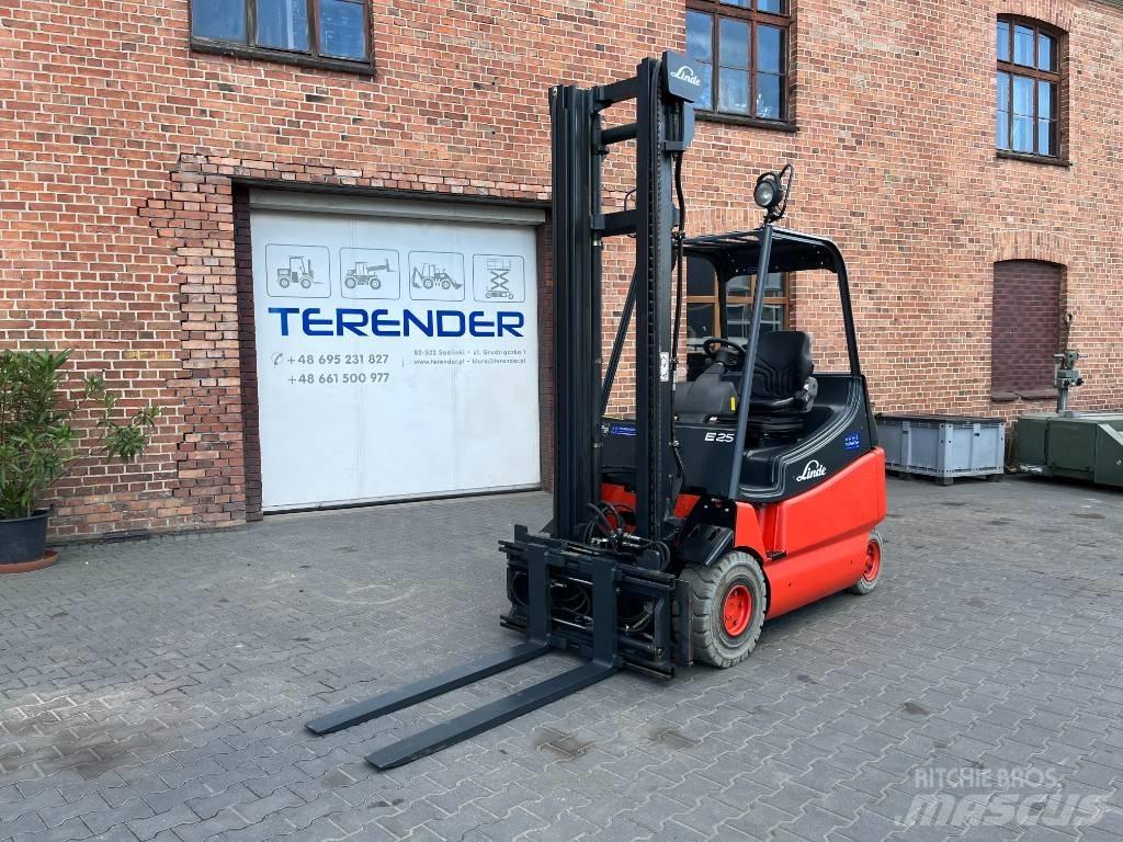 Linde E25 H Elektrikli forkliftler