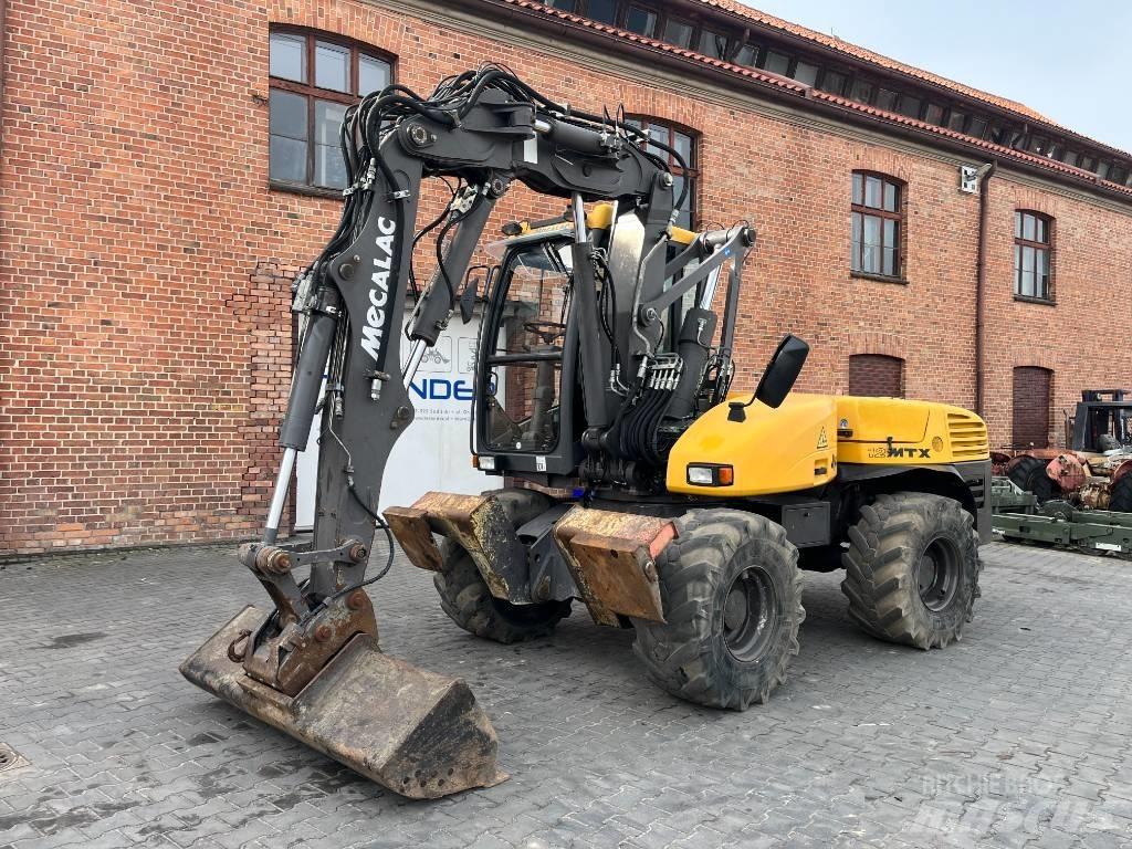 Mecalac 12 M TX Lastik tekerli ekskavatörler
