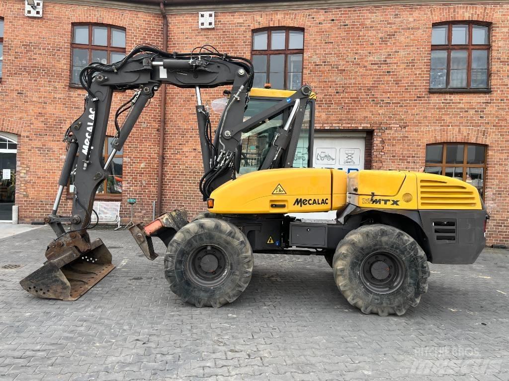 Mecalac 12 M TX Lastik tekerli ekskavatörler