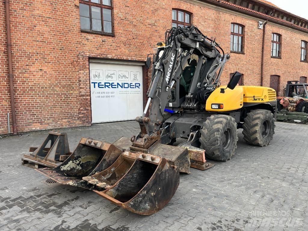 Mecalac 12 M TX Lastik tekerli ekskavatörler