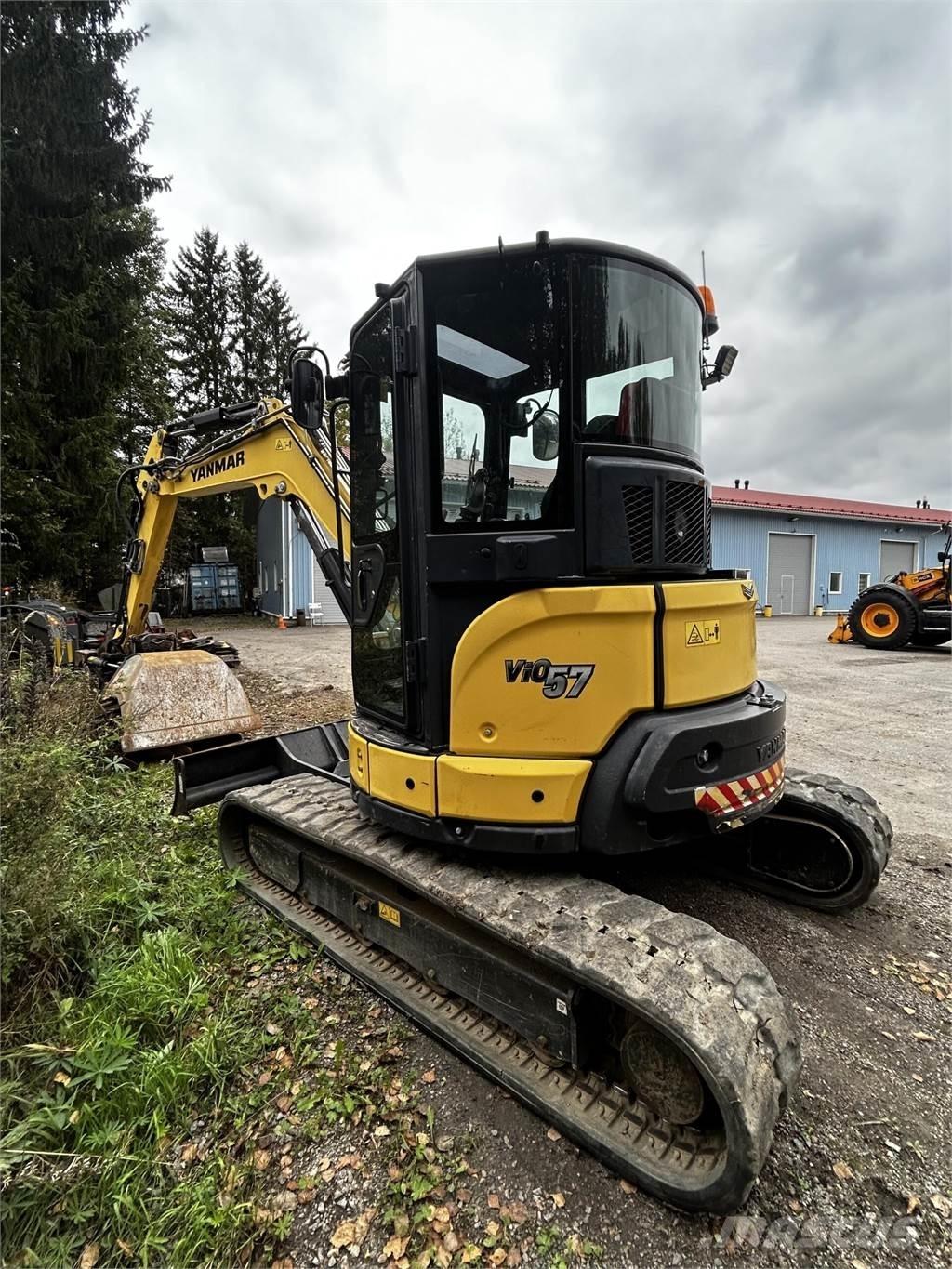 Yanmar Vio 57 Mini ekskavatörler, 7 tona dek