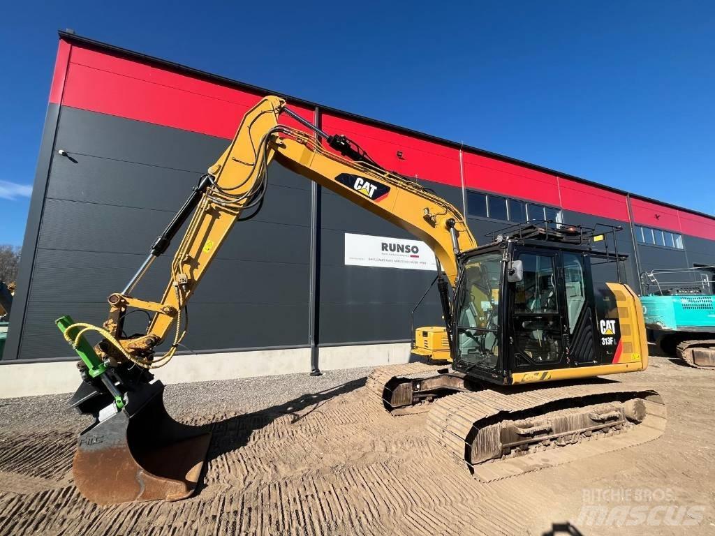 CAT 313 F L Paletli ekskavatörler