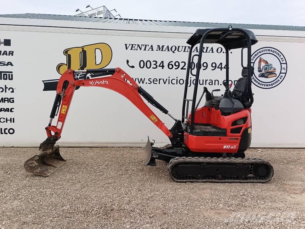 Kubota U 17-3 Mini ekskavatörler, 7 tona dek