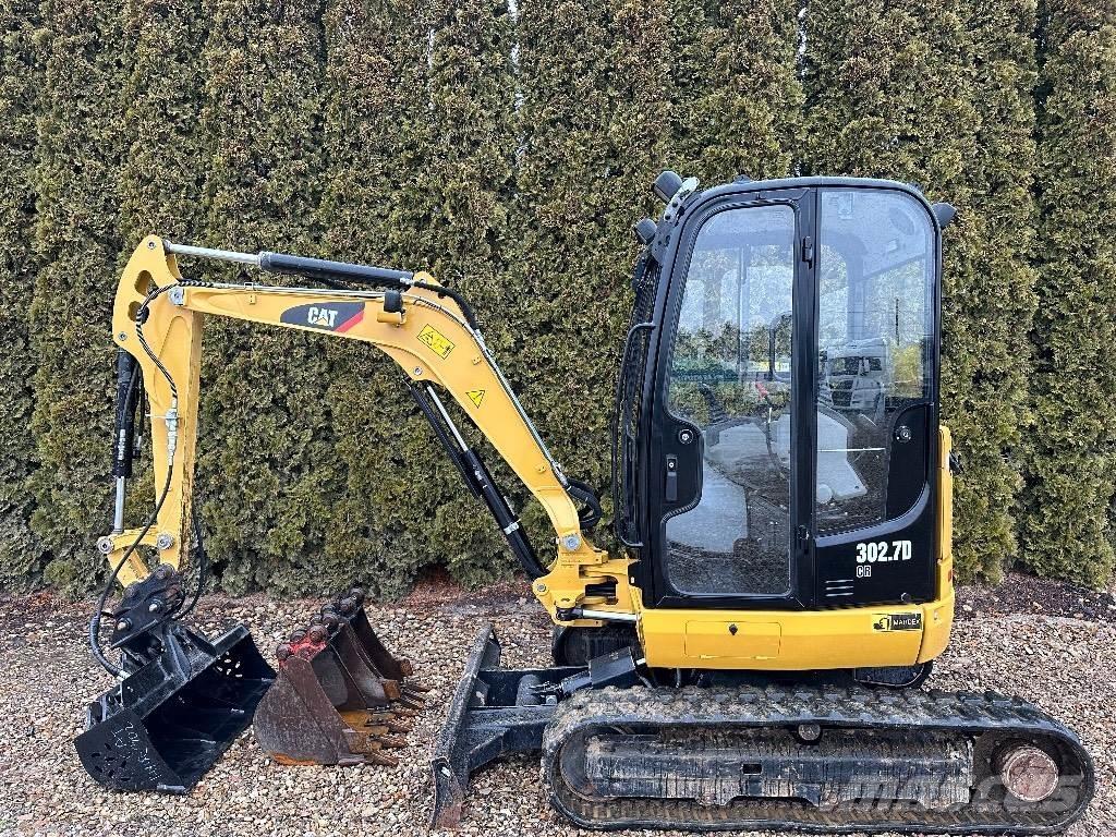 CAT 302.7 D CR Mini ekskavatörler, 7 tona dek