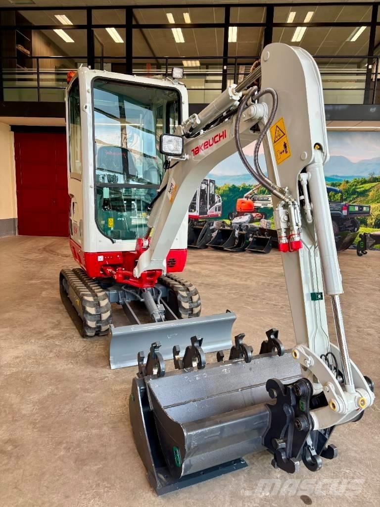 Takeuchi TB 216 Mini ekskavatörler, 7 tona dek
