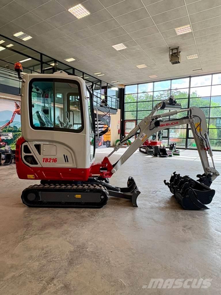 Takeuchi TB 216 Mini ekskavatörler, 7 tona dek