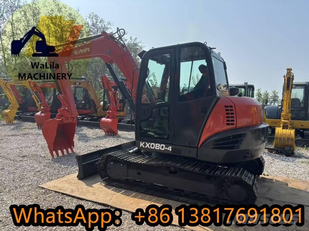Kubota KX 080-4 Mini ekskavatörler, 7 tona dek