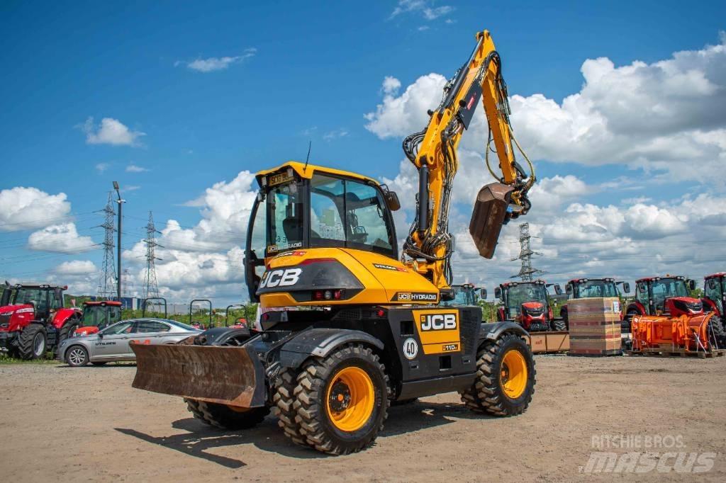 JCB Hydradig 110 W Lastik tekerli ekskavatörler