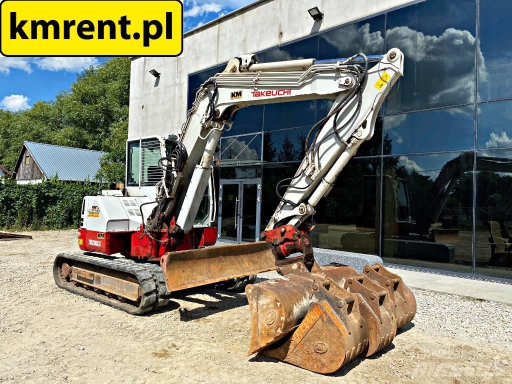 Takeuchi TB280FR Mini ekskavatörler, 7 tona dek
