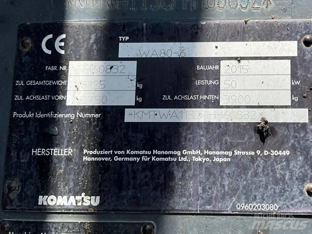 Komatsu WA 80-6 Tekerlekli yükleyiciler