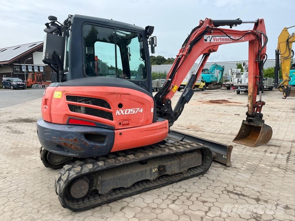 Kubota KX 057-4 Mini ekskavatörler, 7 tona dek