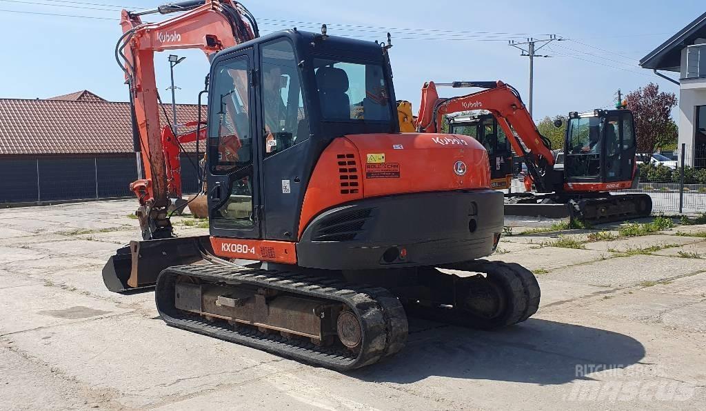 Kubota KX 080-4 Midi ekskavatörler 7 - 12 t