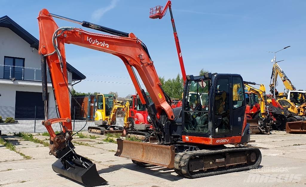 Kubota KX 080-4 Midi ekskavatörler 7 - 12 t