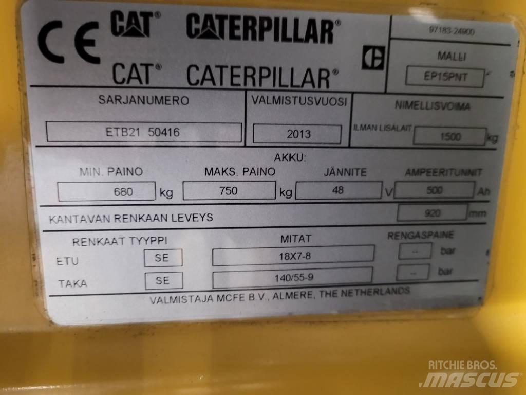 CAT EP15PNT Elektrikli forkliftler